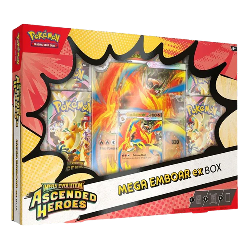 Pokémon TCG: Mega Evolution - Ascended Heroes Mega ex Box