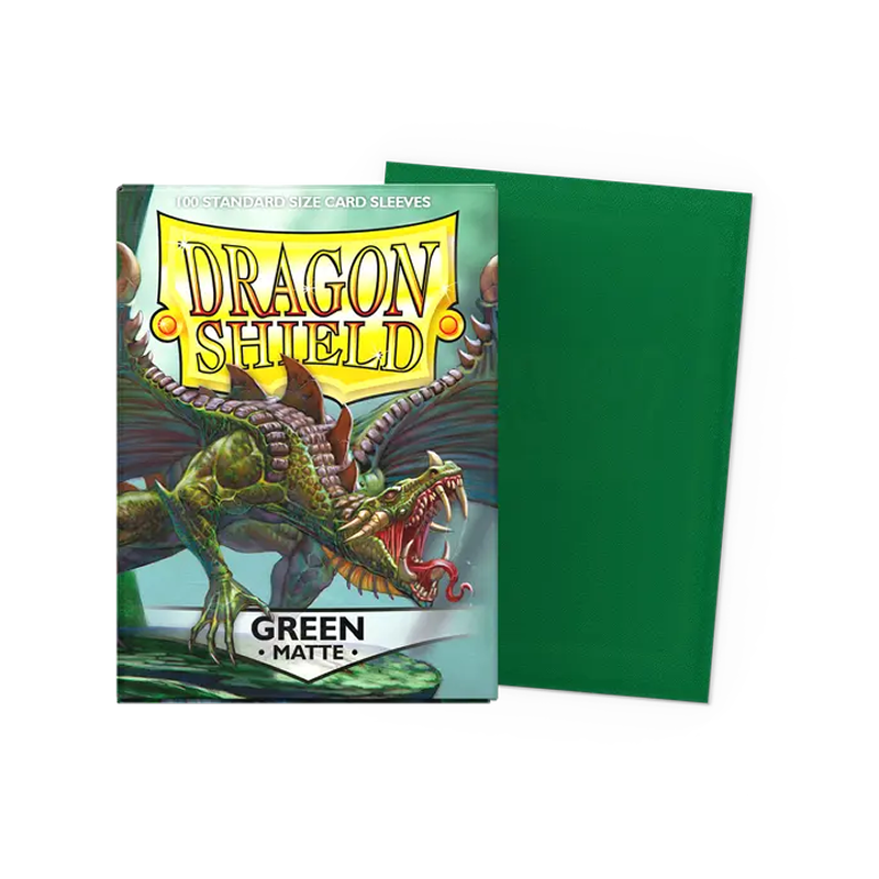 Dragon Shield: Green Matte Sleeves